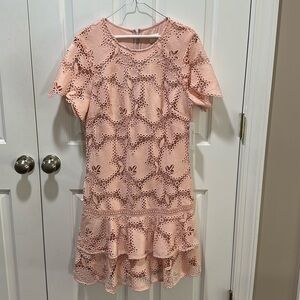 NWT Shoshanna Pink Lace Mini Dress 12
